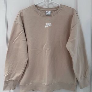 Nike Kids Tan Crewneck Sweater